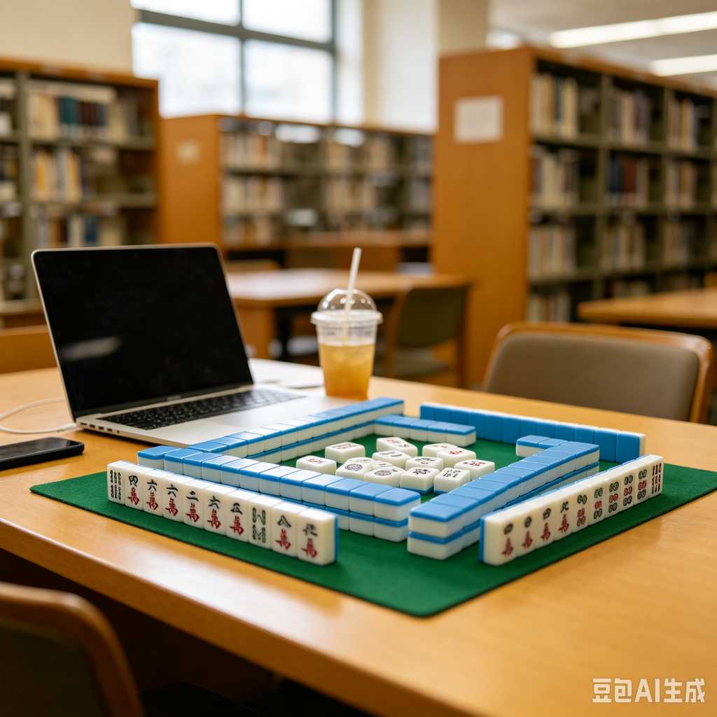 artistic mahjong tiles set